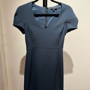 Babaton Navy Midi Dress
